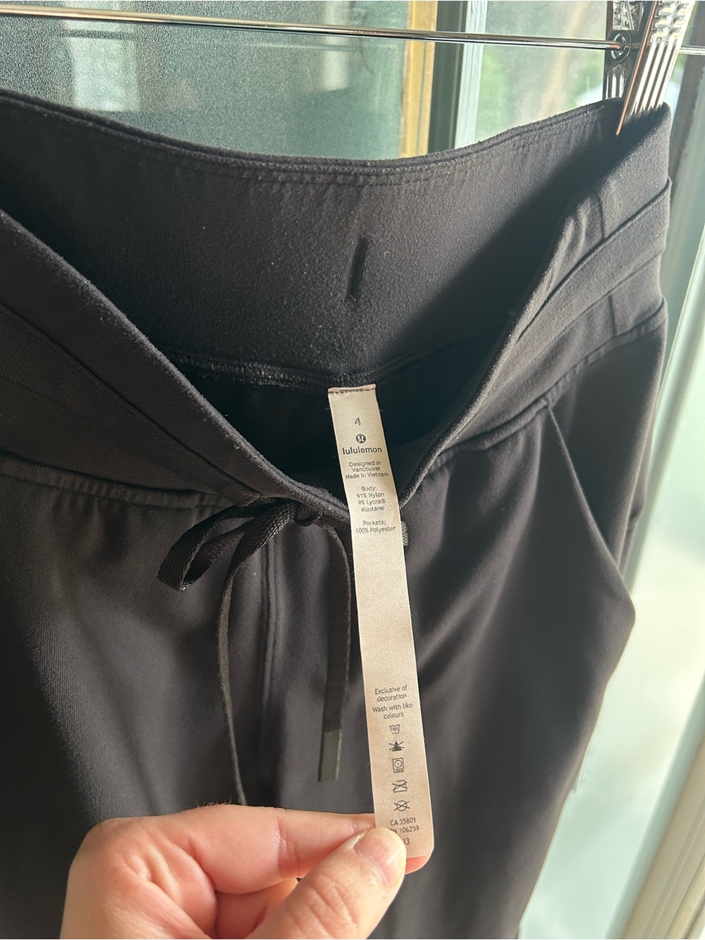Lululemon Ready To Rulu Jogger Drawstring Sweat Pant 29" Inseam Black Sz 4 W5BXO - Picture 8 of 9